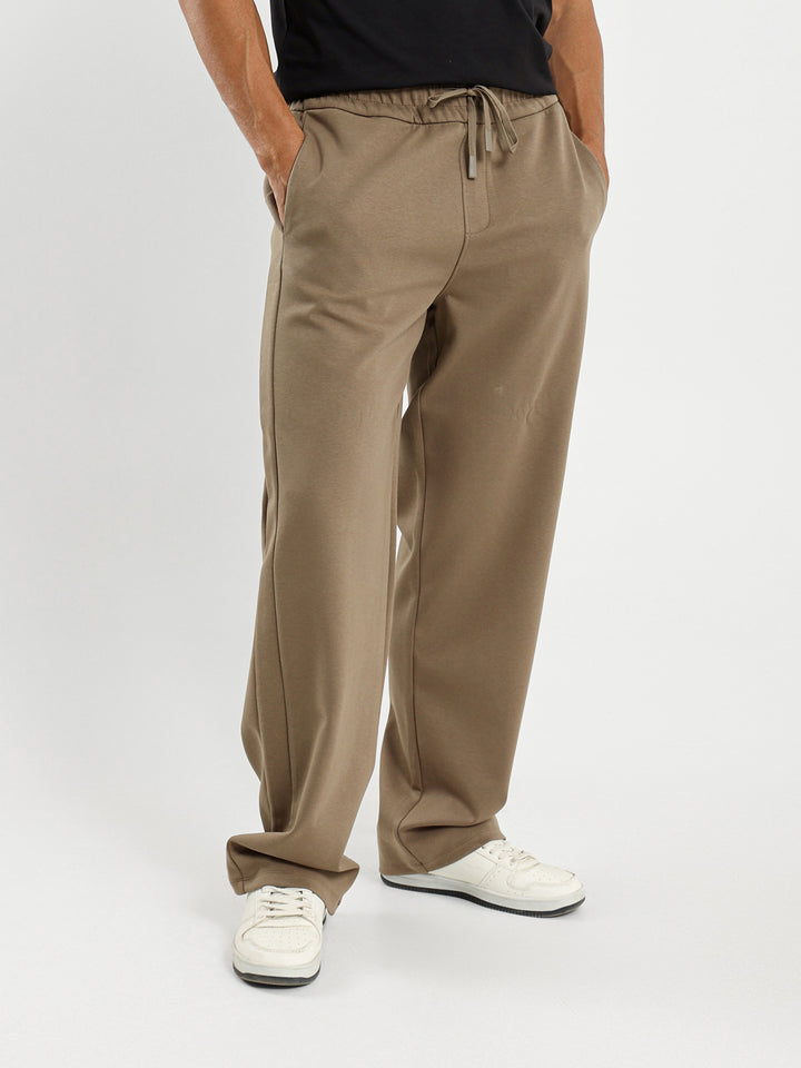 Relaxed Melton Clean Pants