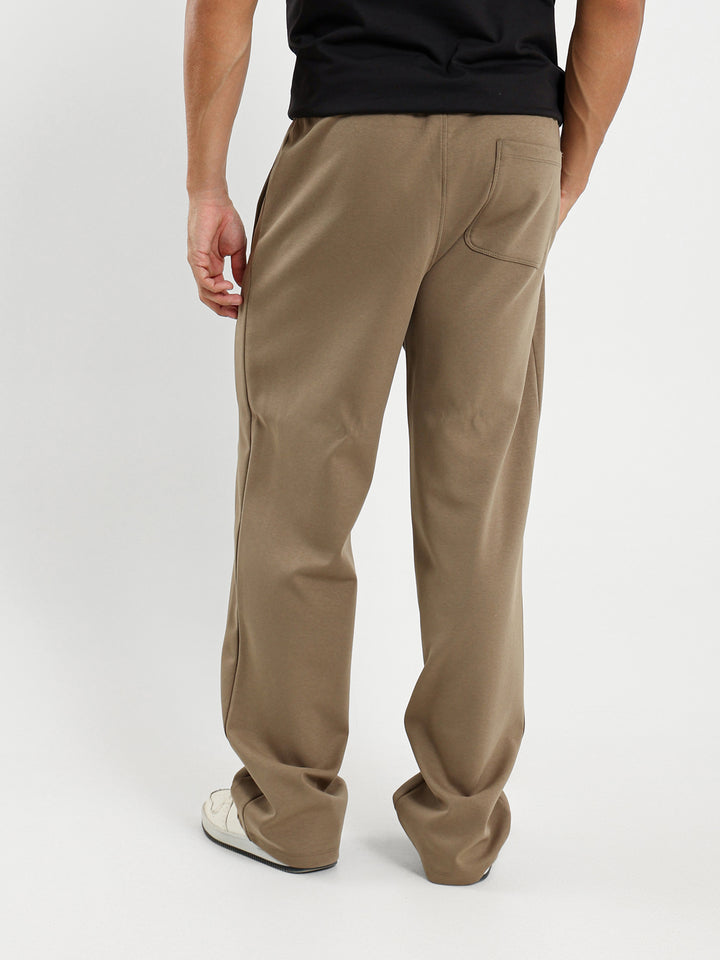 Relaxed Melton Clean Pants
