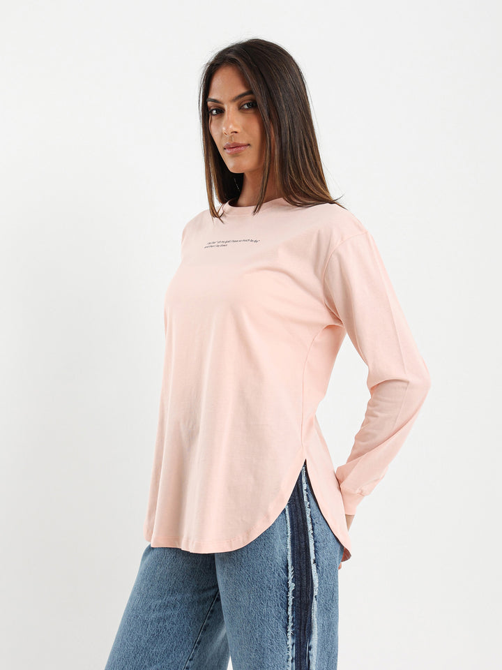 Oh My God Oversized Long Sleeve T-Shirt