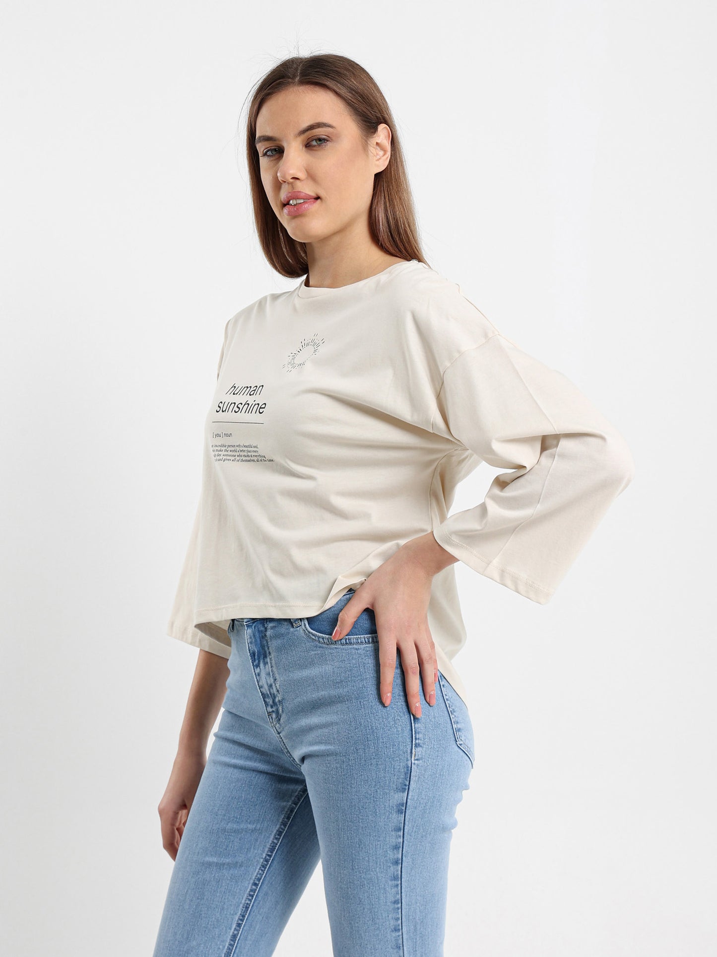 Human Sunshine Printed T-Shirt