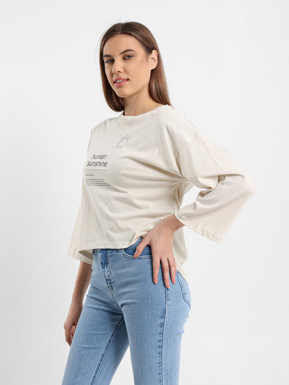 Human Sunshine Printed T-Shirt