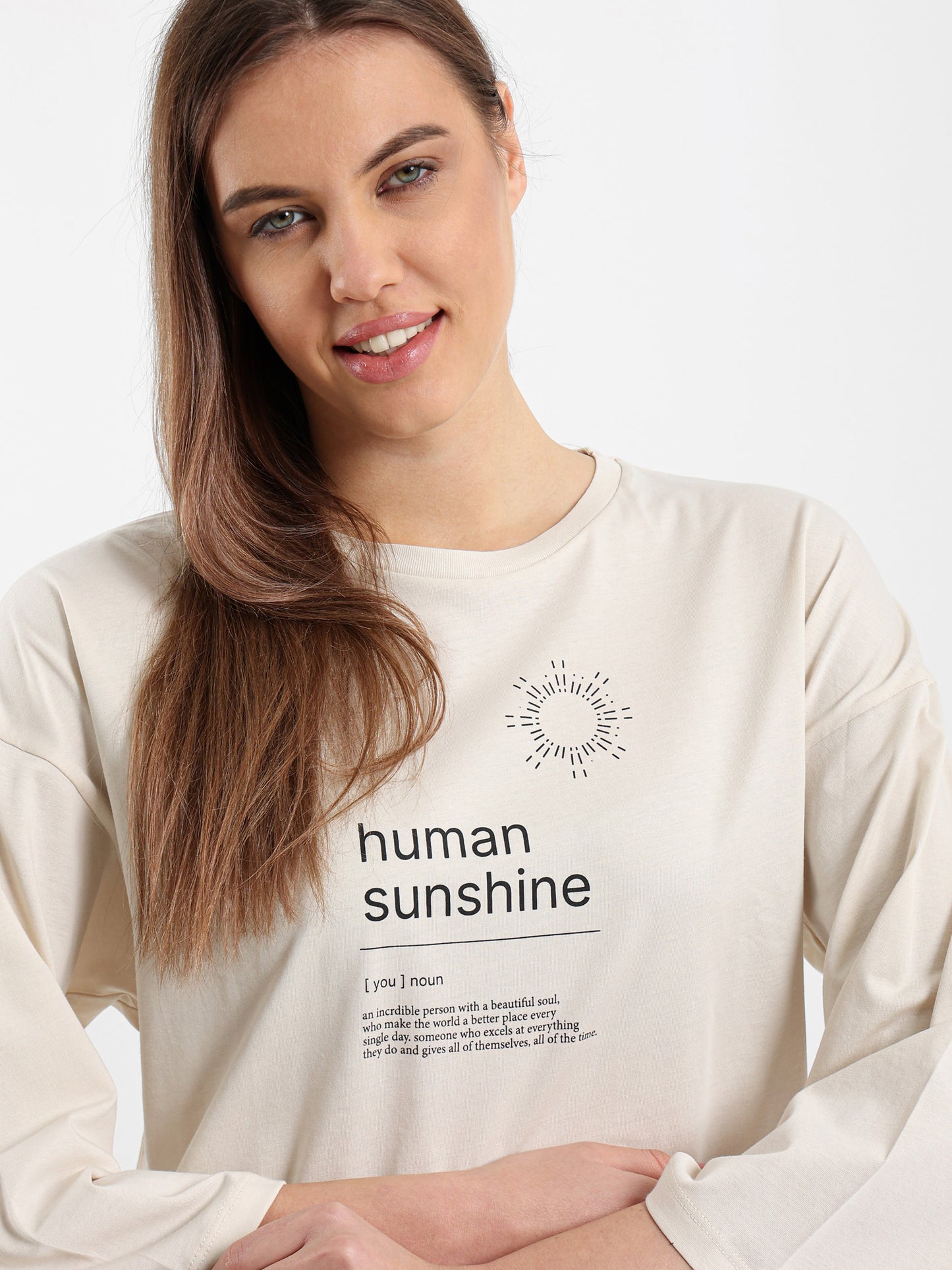 Human Sunshine Printed T-Shirt