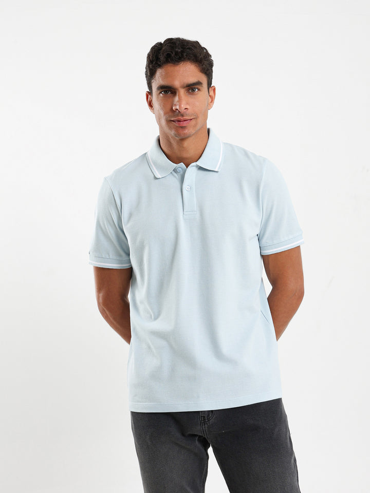 Stripe On Sleeves Polo Shirt