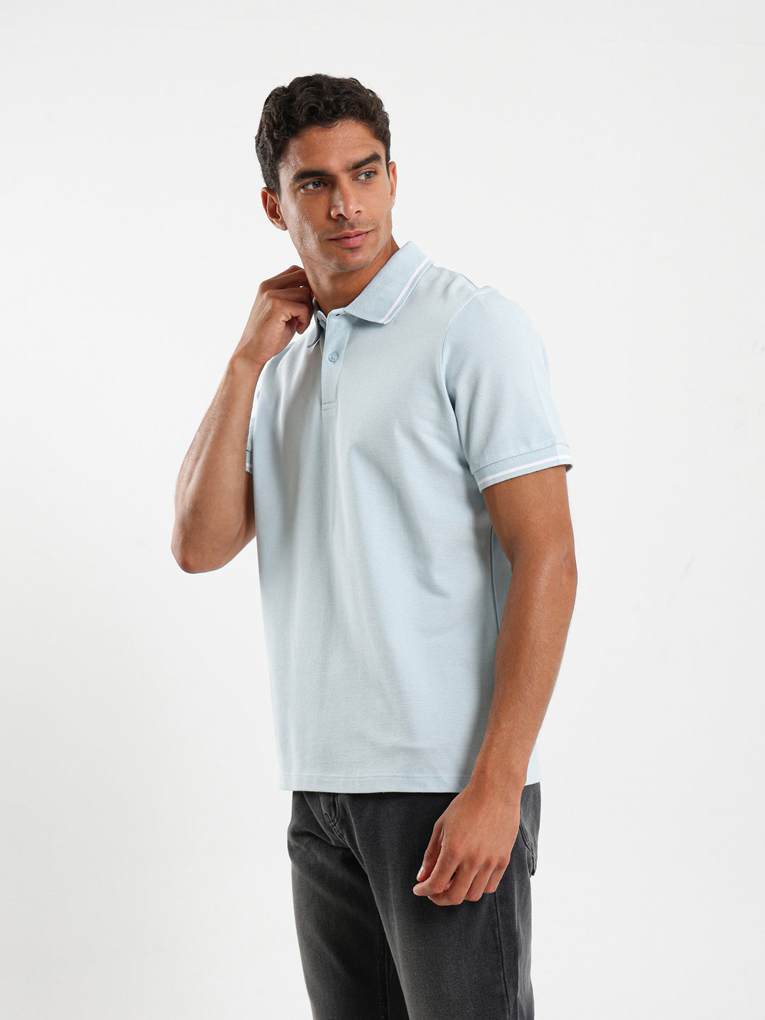 Stripe On Sleeves Polo Shirt