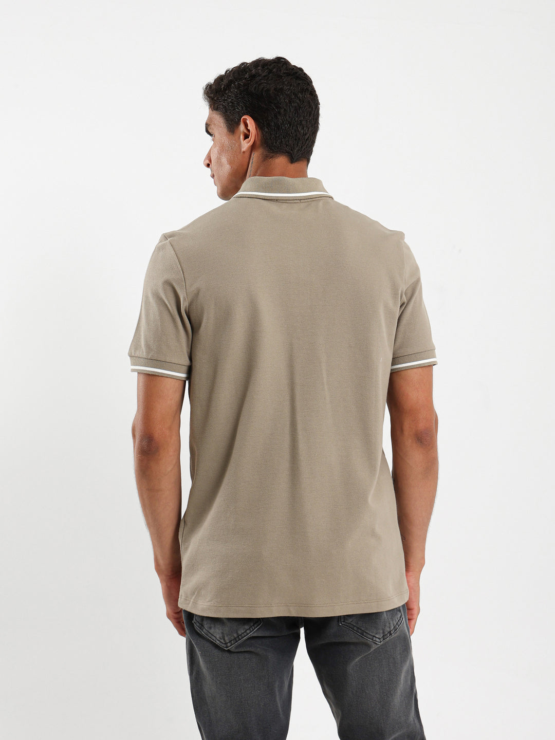 Stripe On Sleeves Polo Shirt