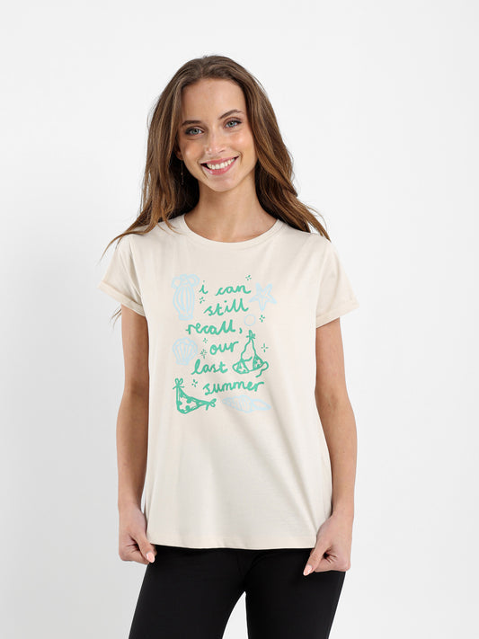 I Can Still Recall Last Summer Printed T-Shirt