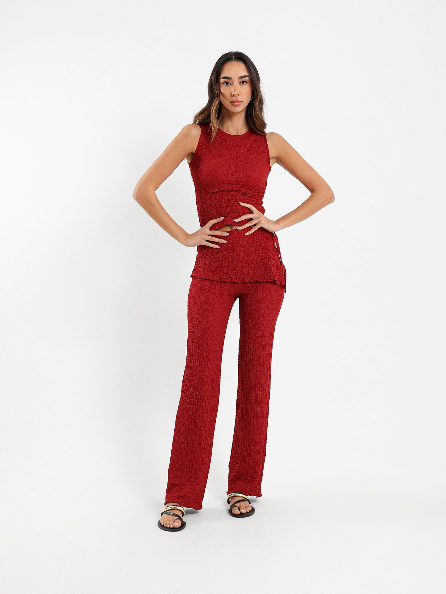 Loose Fit Drawstring Pants