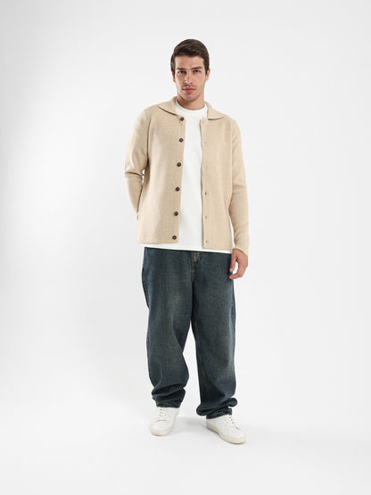 Tricot Button Up Shirt