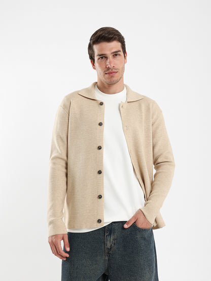 Tricot Button Up Shirt