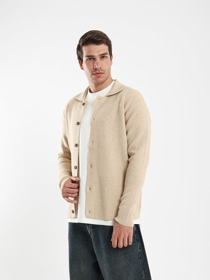 Tricot Button Up Shirt