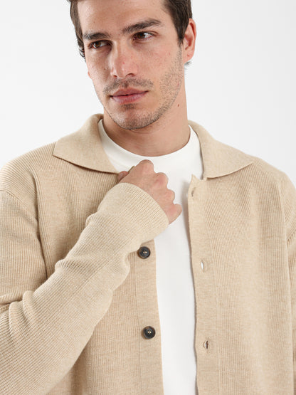 Tricot Button Up Shirt