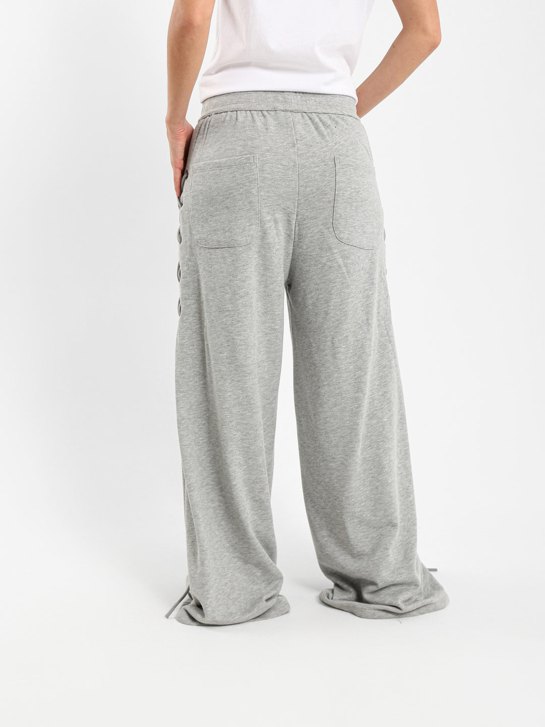 Side Tie Oversized Sweatpants