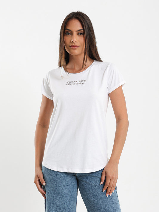 If Its Your Calling Printed T-Shirt