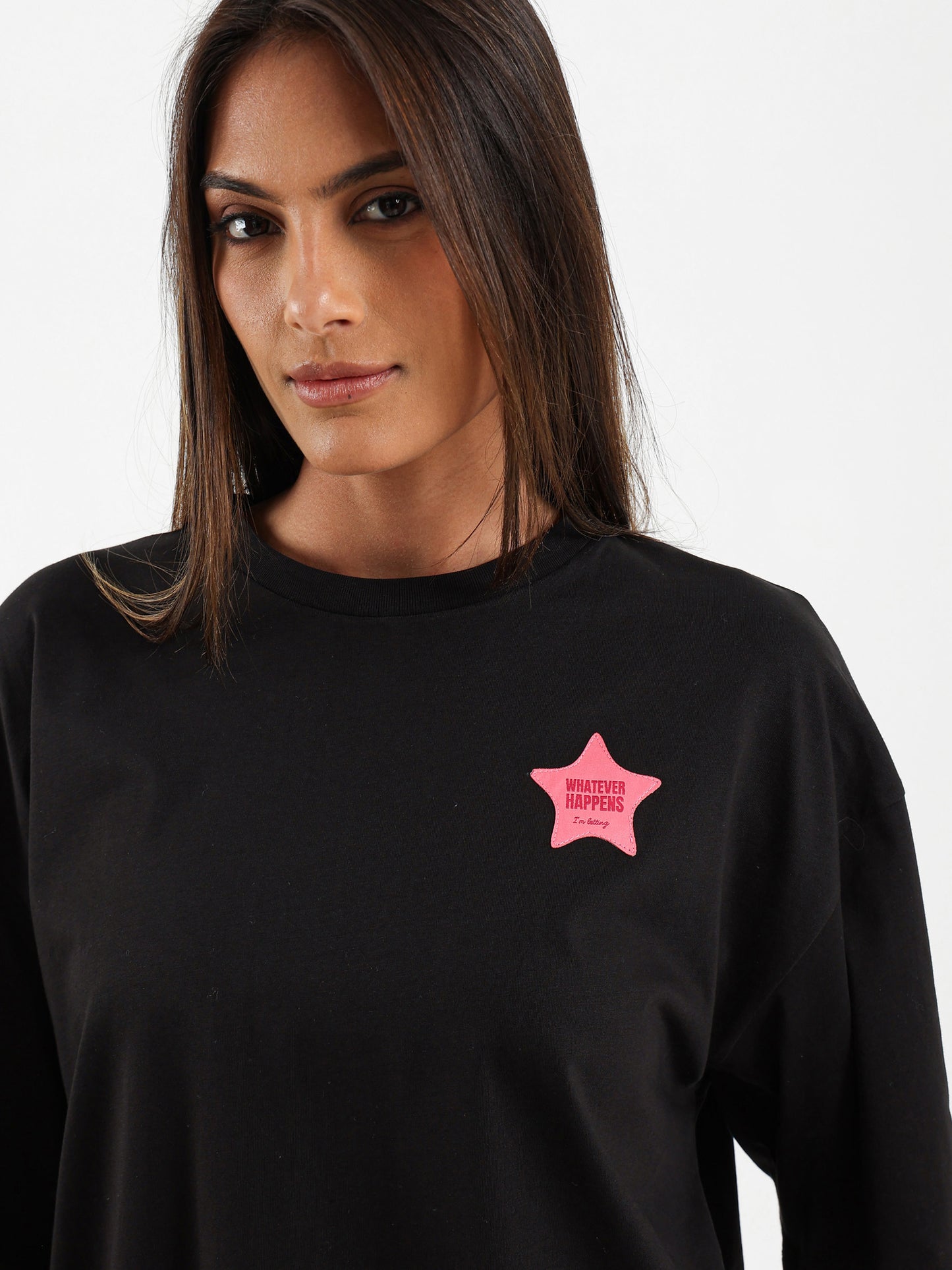 Whatever Happens Star Oversized T-Shirt