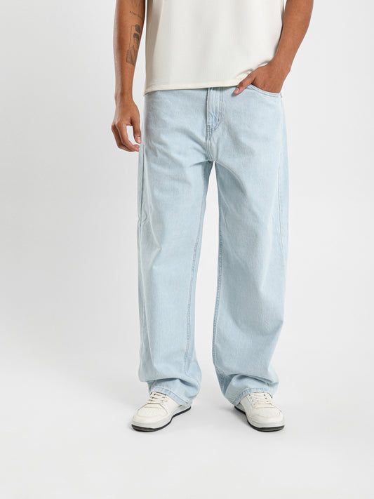 Random Wash Baggy Jeans