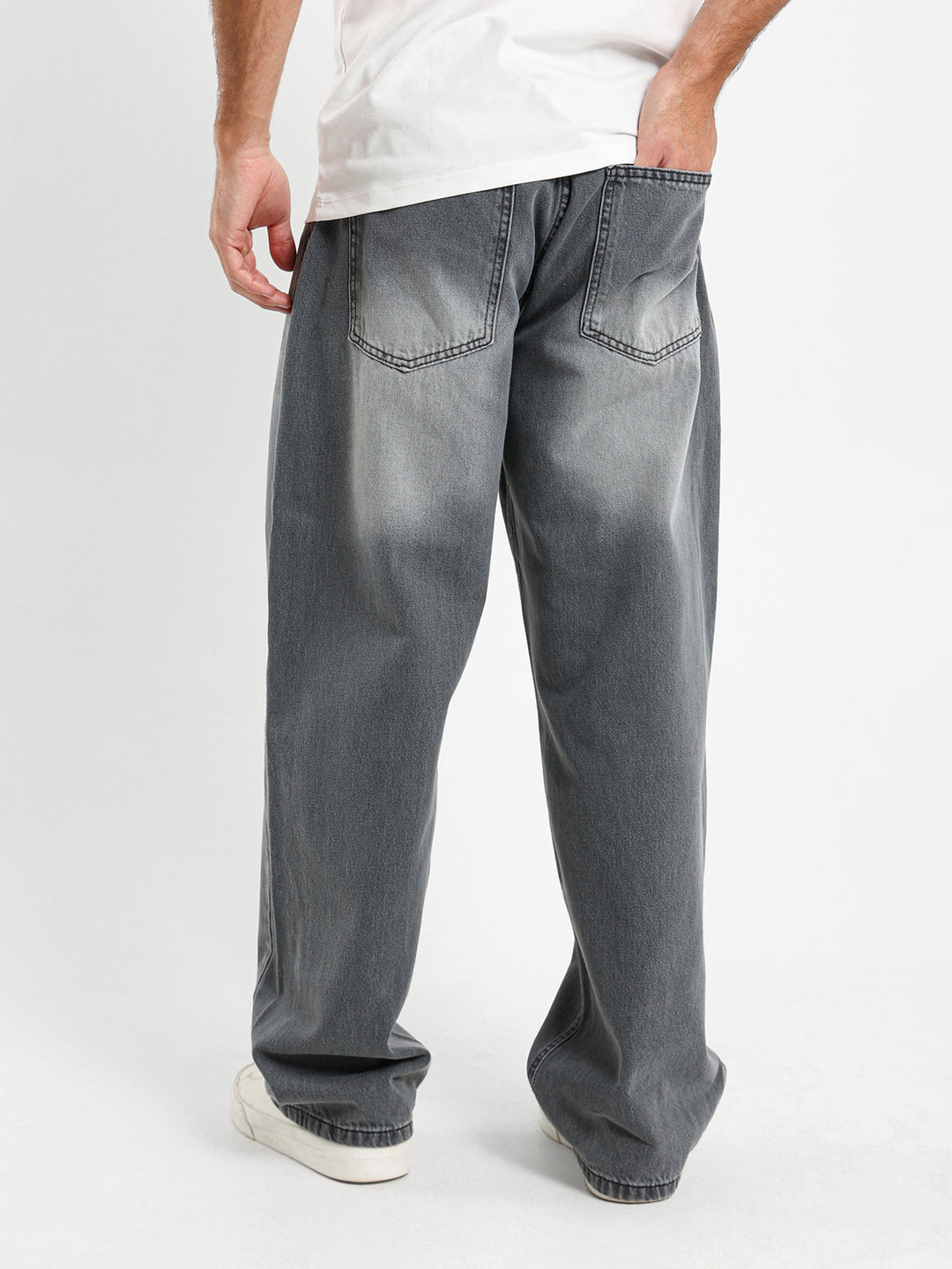 Random Wash Baggy Jeans