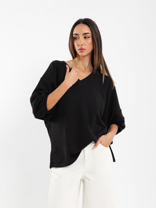 V-neck Sweatshirt