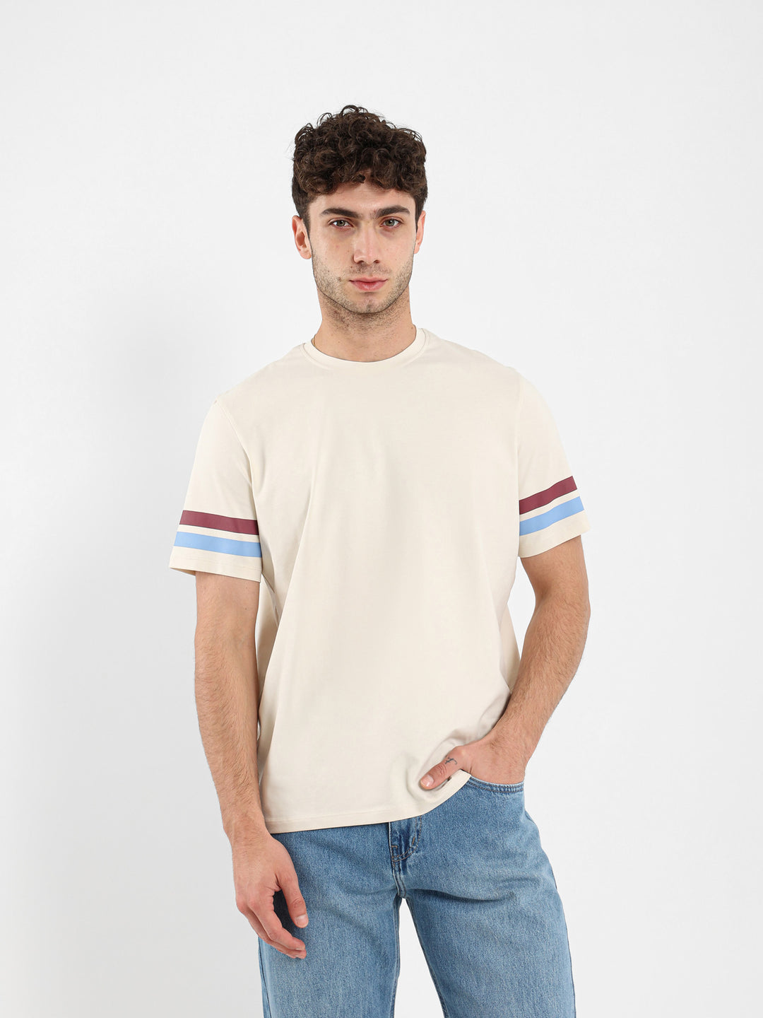 Bistro Blur Print T-Shirt