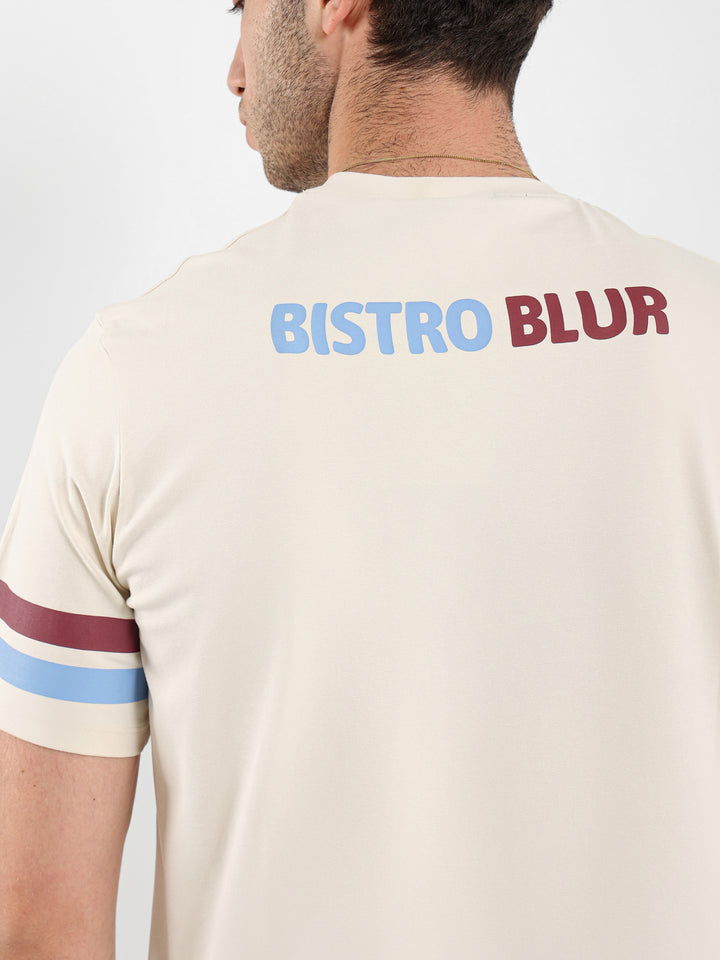 Bistro Blur Print T-Shirt