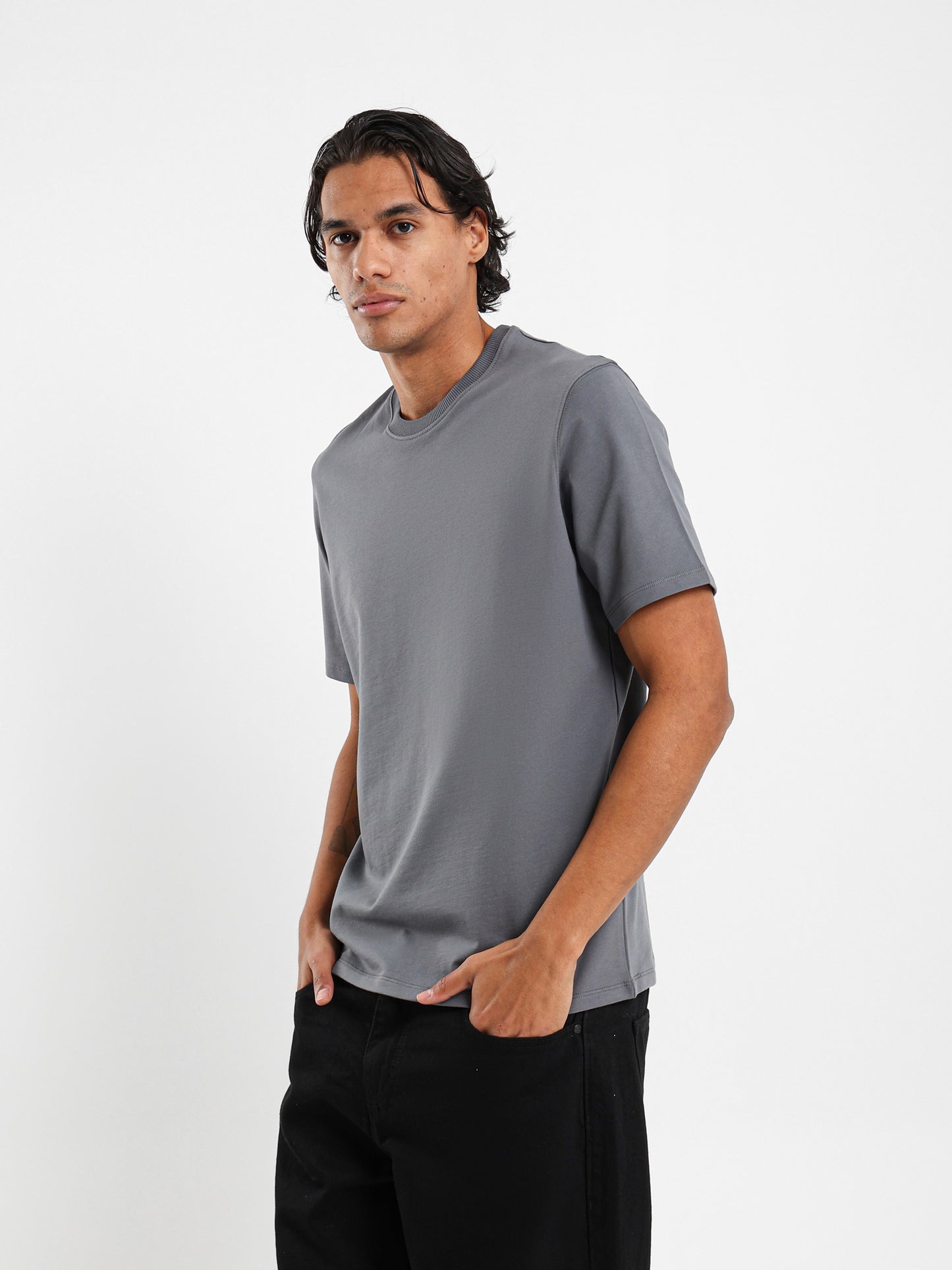 Basic Crew Neck Short Sleeve T-Shirt