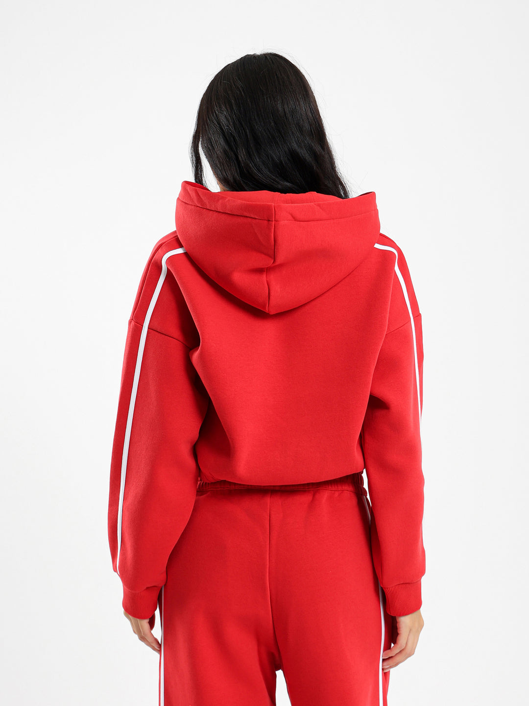 Zip Up Hoodie With Sleeve Panels