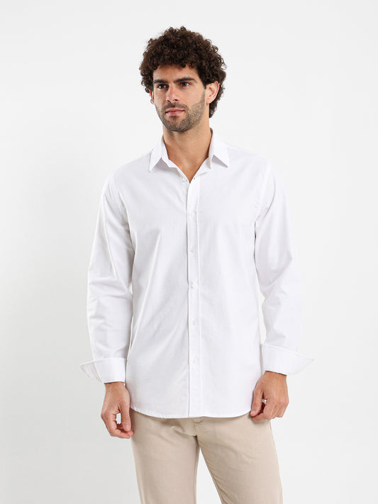 Basic Solid Oxford Shirt