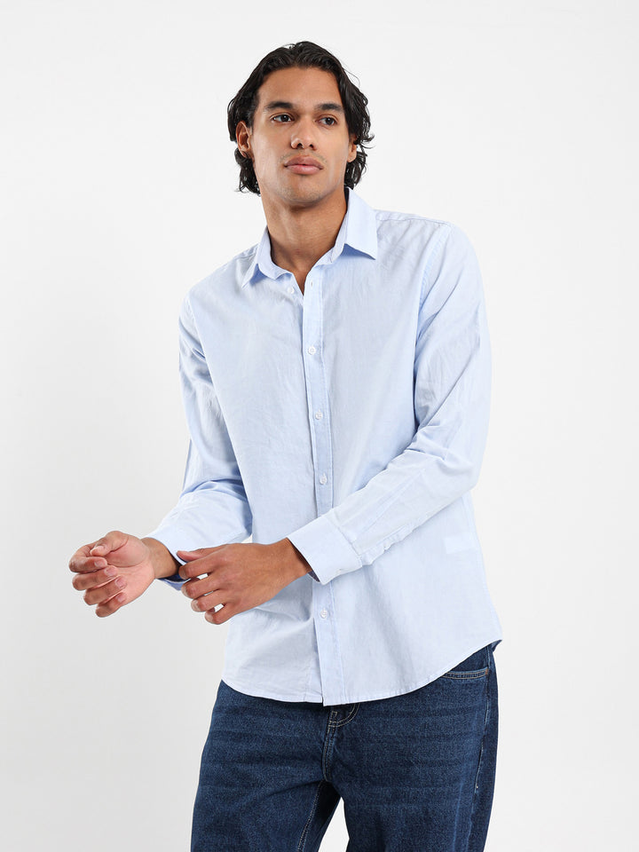 Basic Solid Oxford Shirt