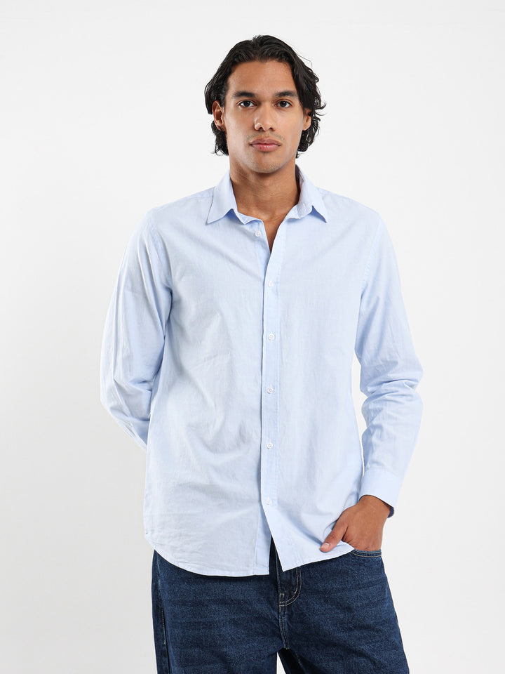 Basic Solid Oxford Shirt