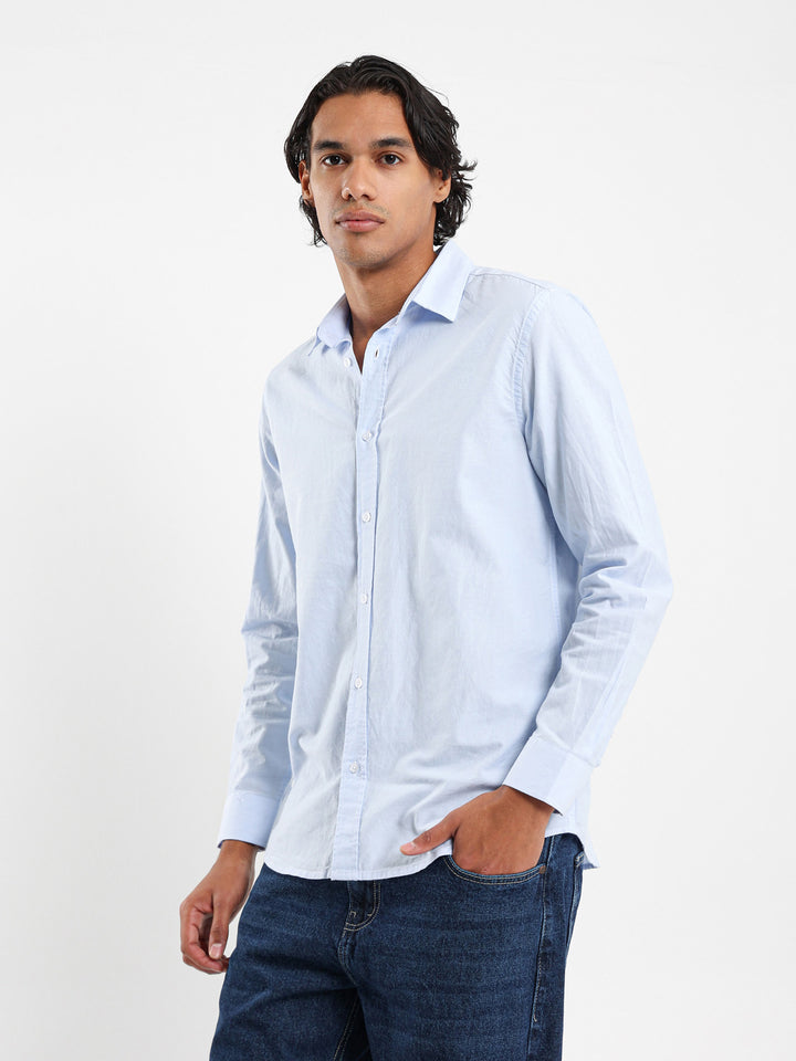 Basic Solid Oxford Shirt