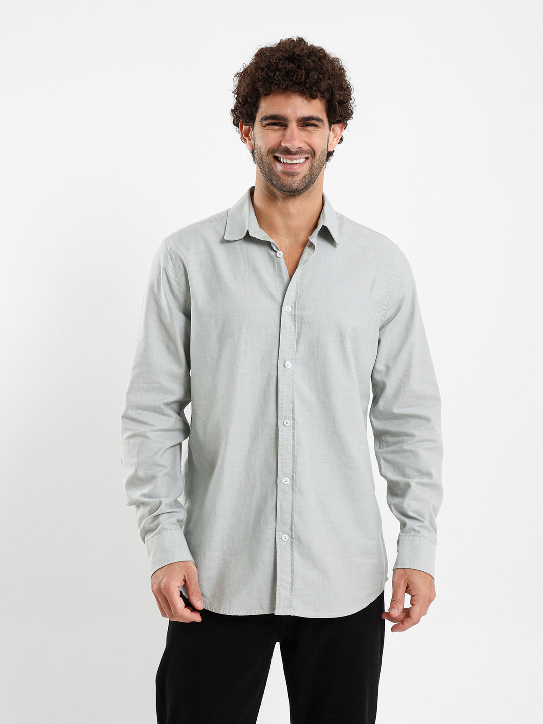 Basic Solid Oxford Shirt