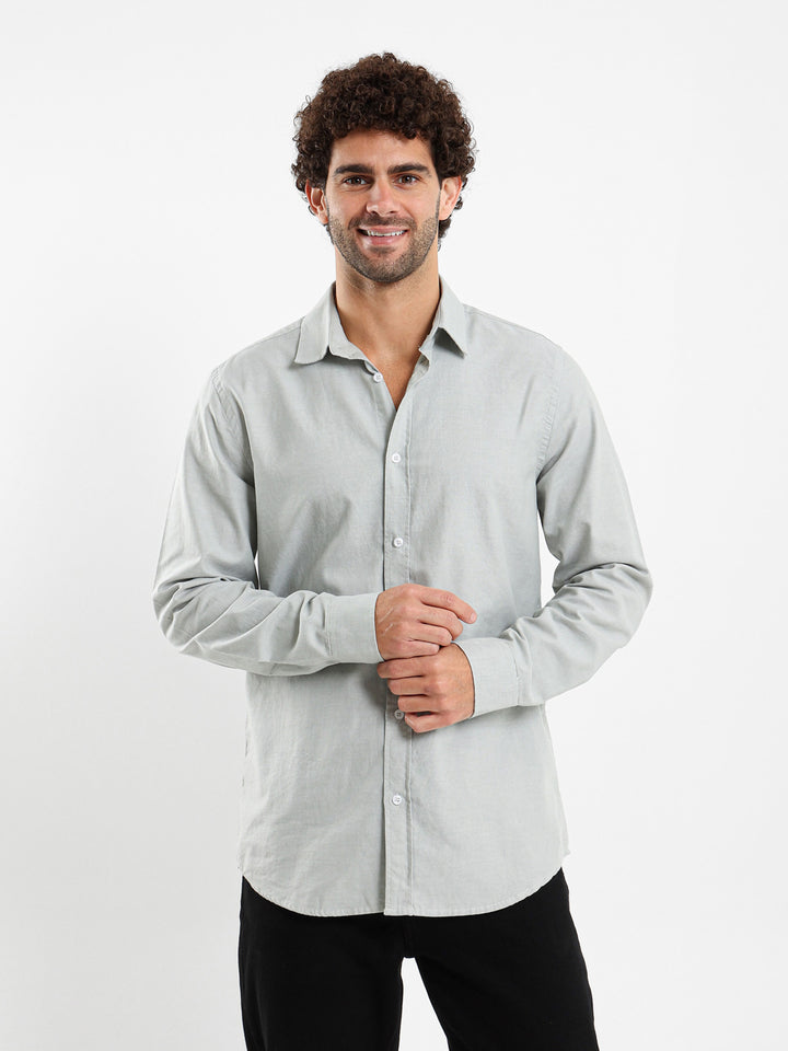 Basic Solid Oxford Shirt