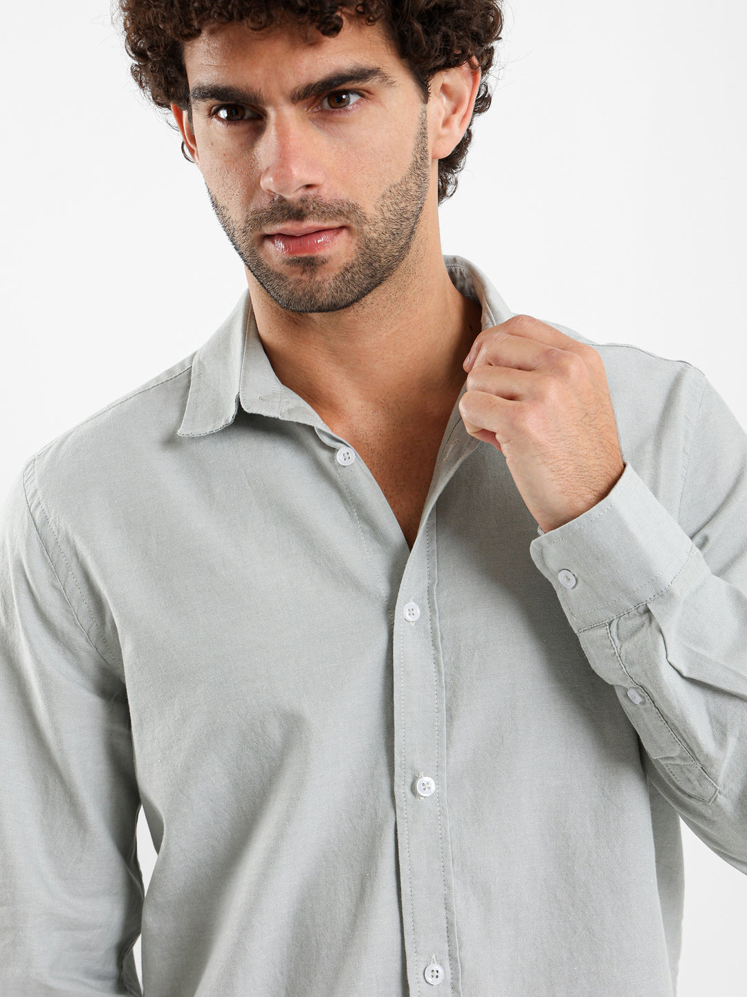 Basic Solid Oxford Shirt
