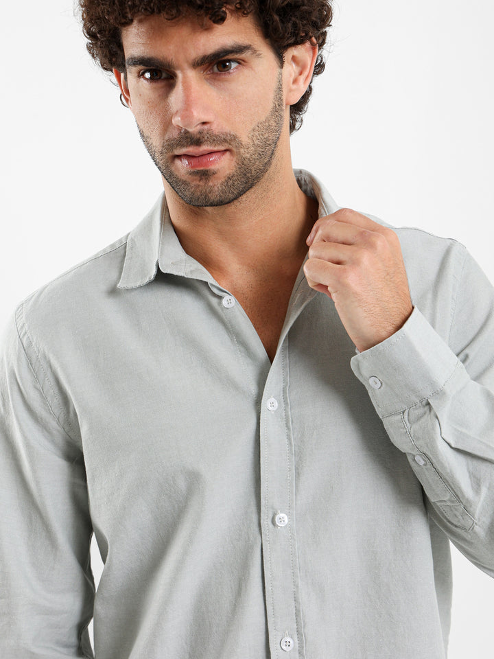 Basic Solid Oxford Shirt