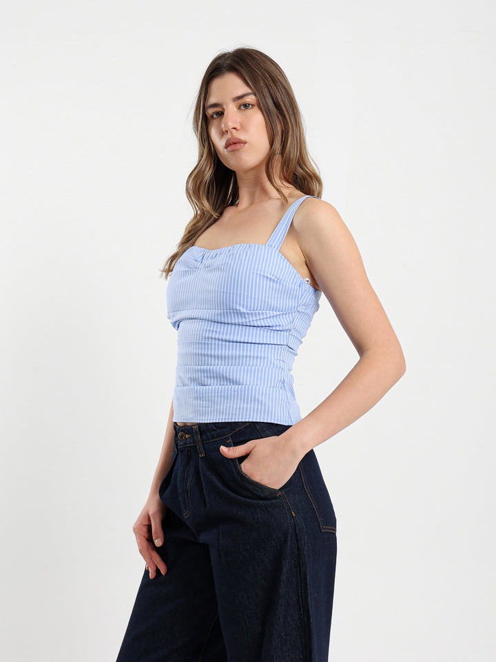 Striped Corset Top