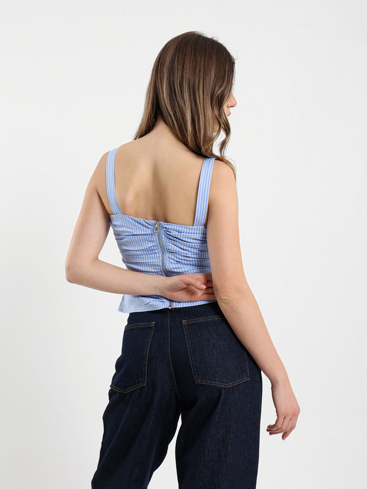 Striped Corset Top