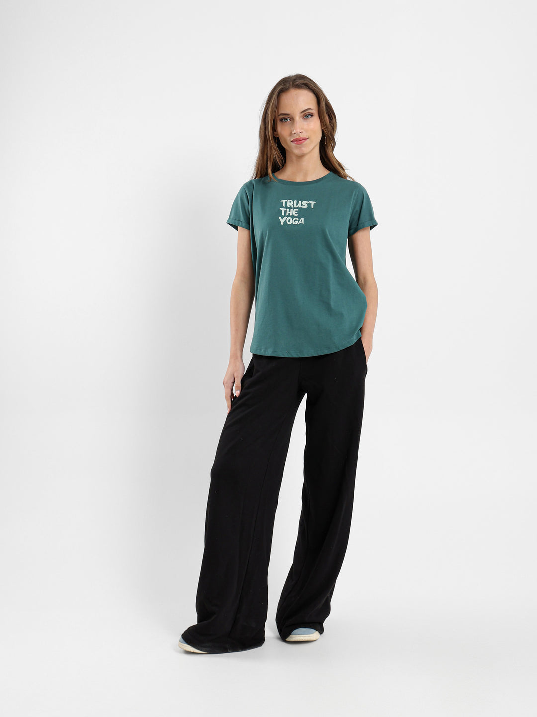 Trust The Yoga Printed T-Shirt