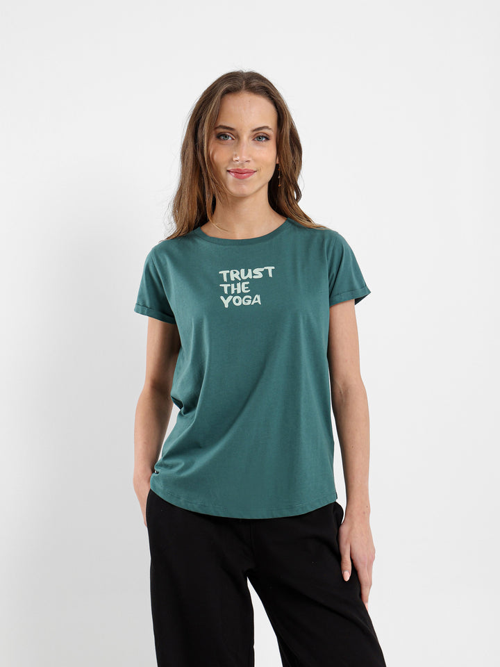 Trust The Yoga Printed T-Shirt