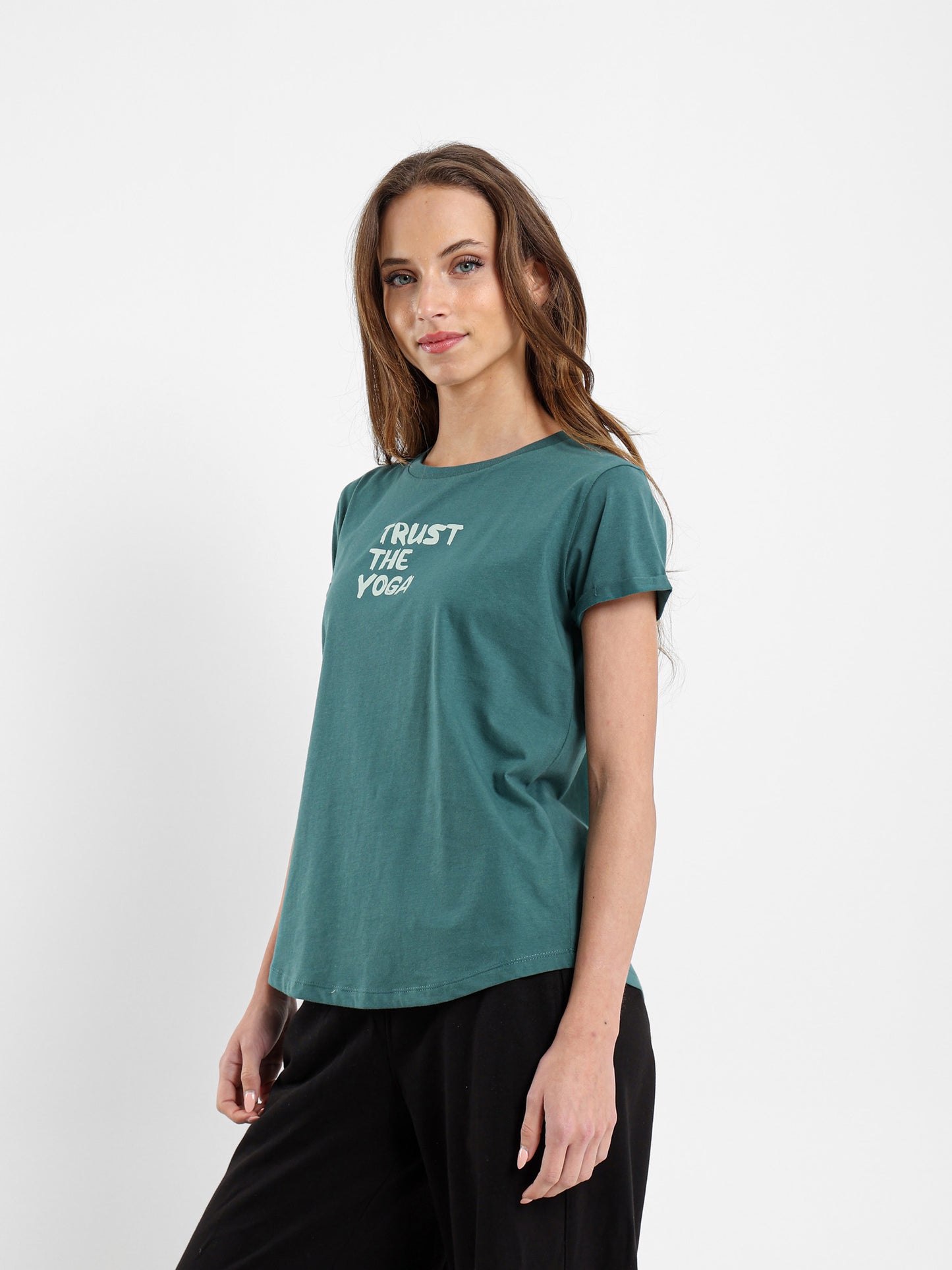 Trust The Yoga Printed T-Shirt