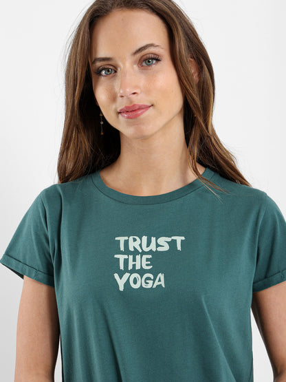 Trust The Yoga Printed T-Shirt