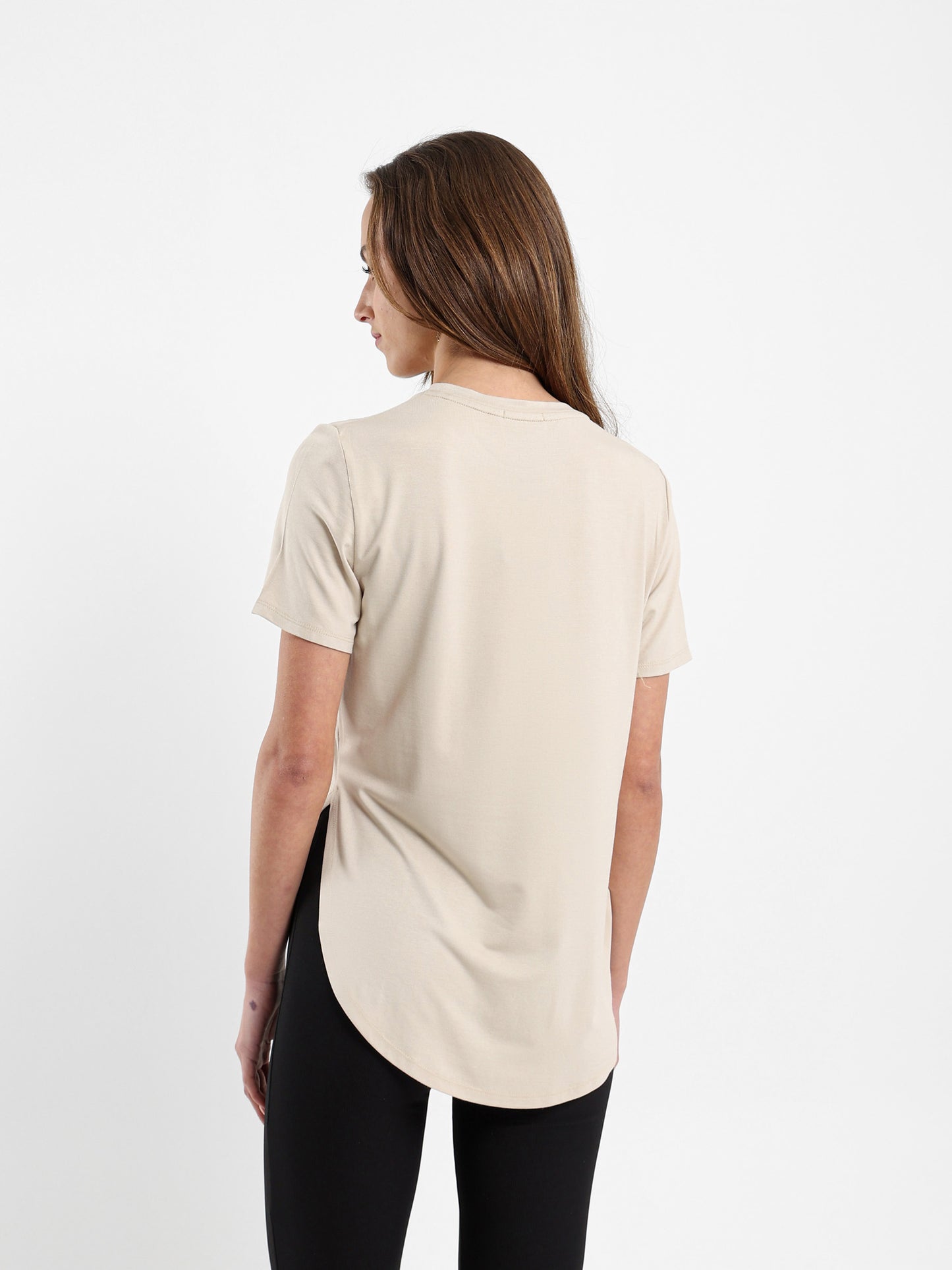 Loose Fit Hi-Low Hem T-Shirt