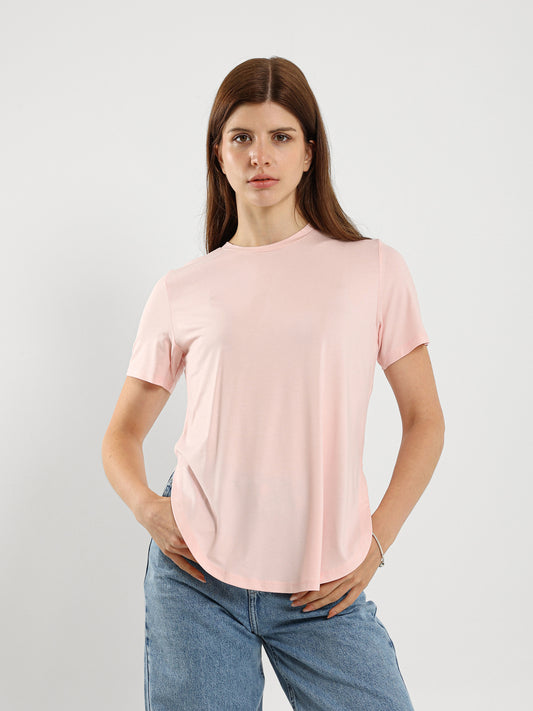 Loose Fit Hi-Low Hem T-Shirt