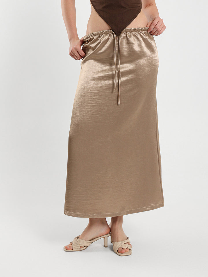 Satin Maxi Skirt