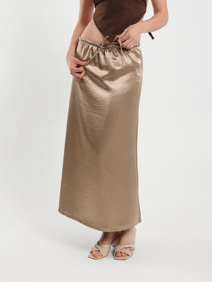 Satin Maxi Skirt
