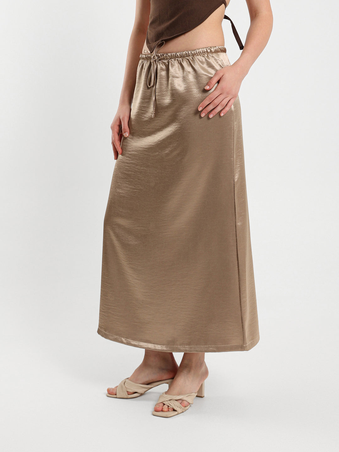 Satin Maxi Skirt