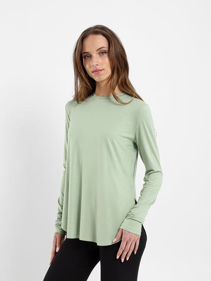 Long Sleeve Hi-Low Hem Tee