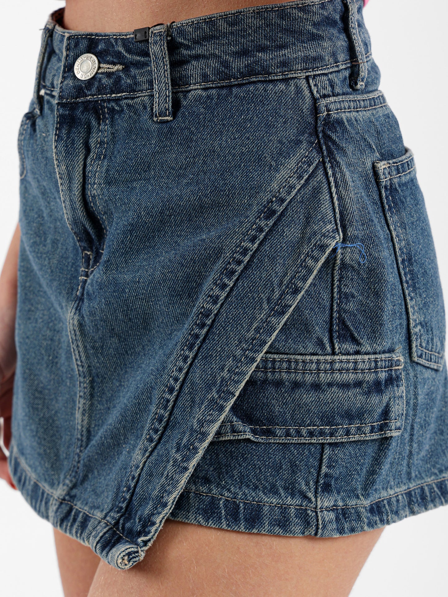 Mini Skort With Side Flap Pocket