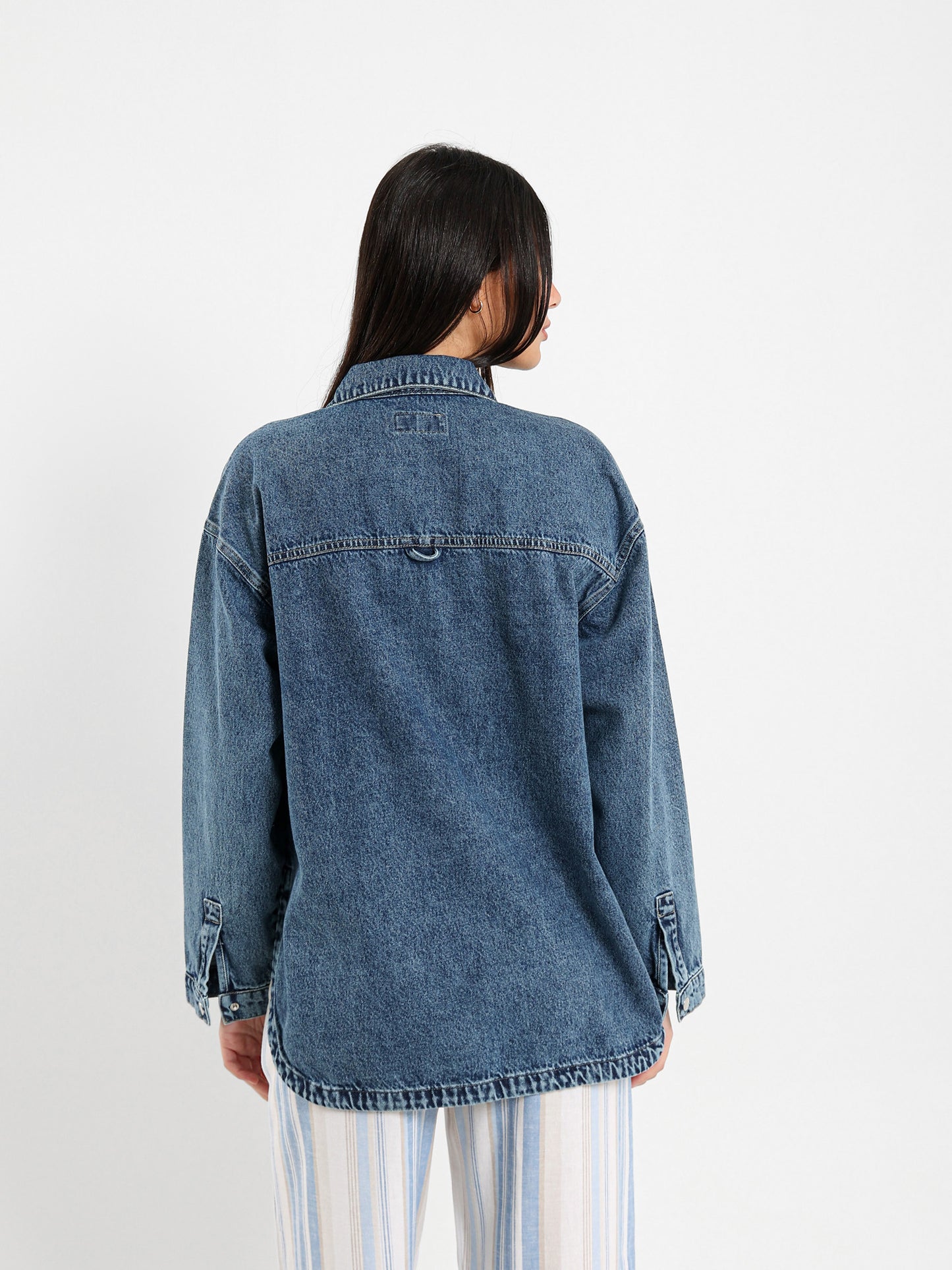 Oversized Denim Shirt