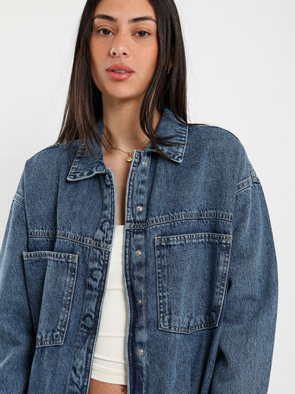 Oversized Denim Shirt