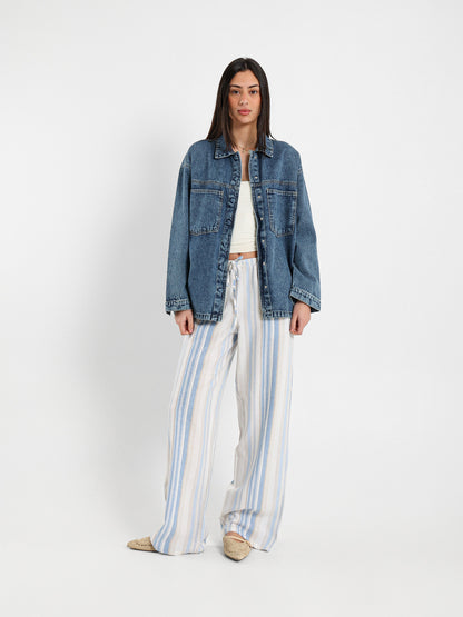 Oversized Denim Shirt