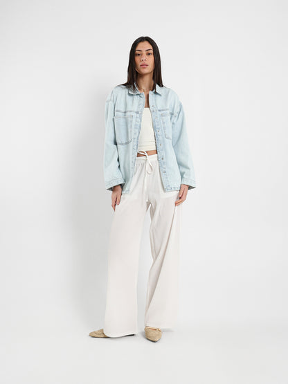 Oversized Denim Shirt